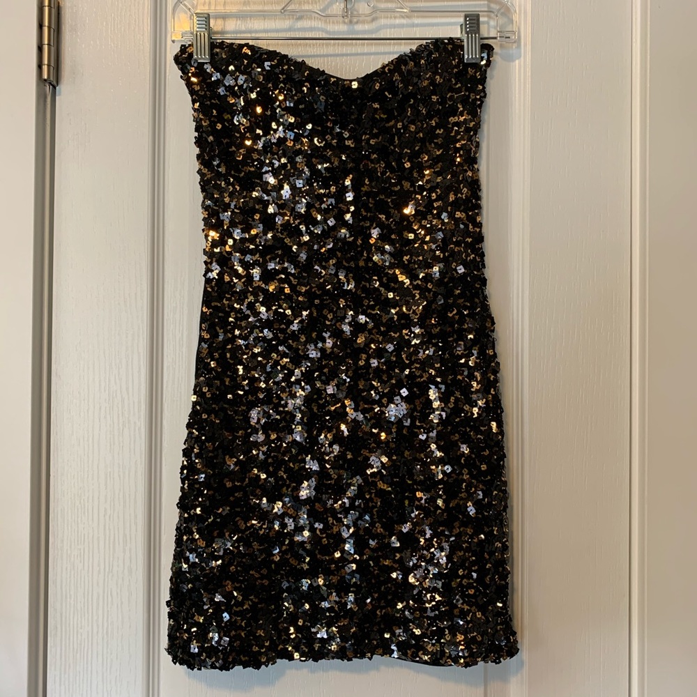 Sequin mini dress XS